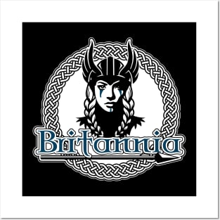 Britannia Warrior Woman Posters and Art